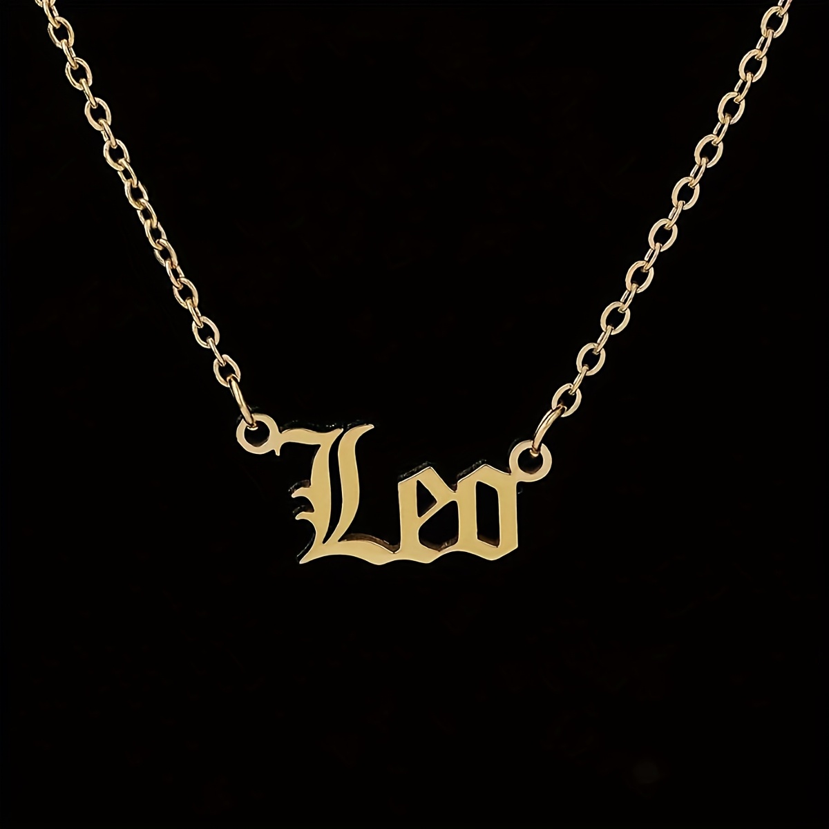 Personalized Zodiac Necklace with 12 Astrological Signs
